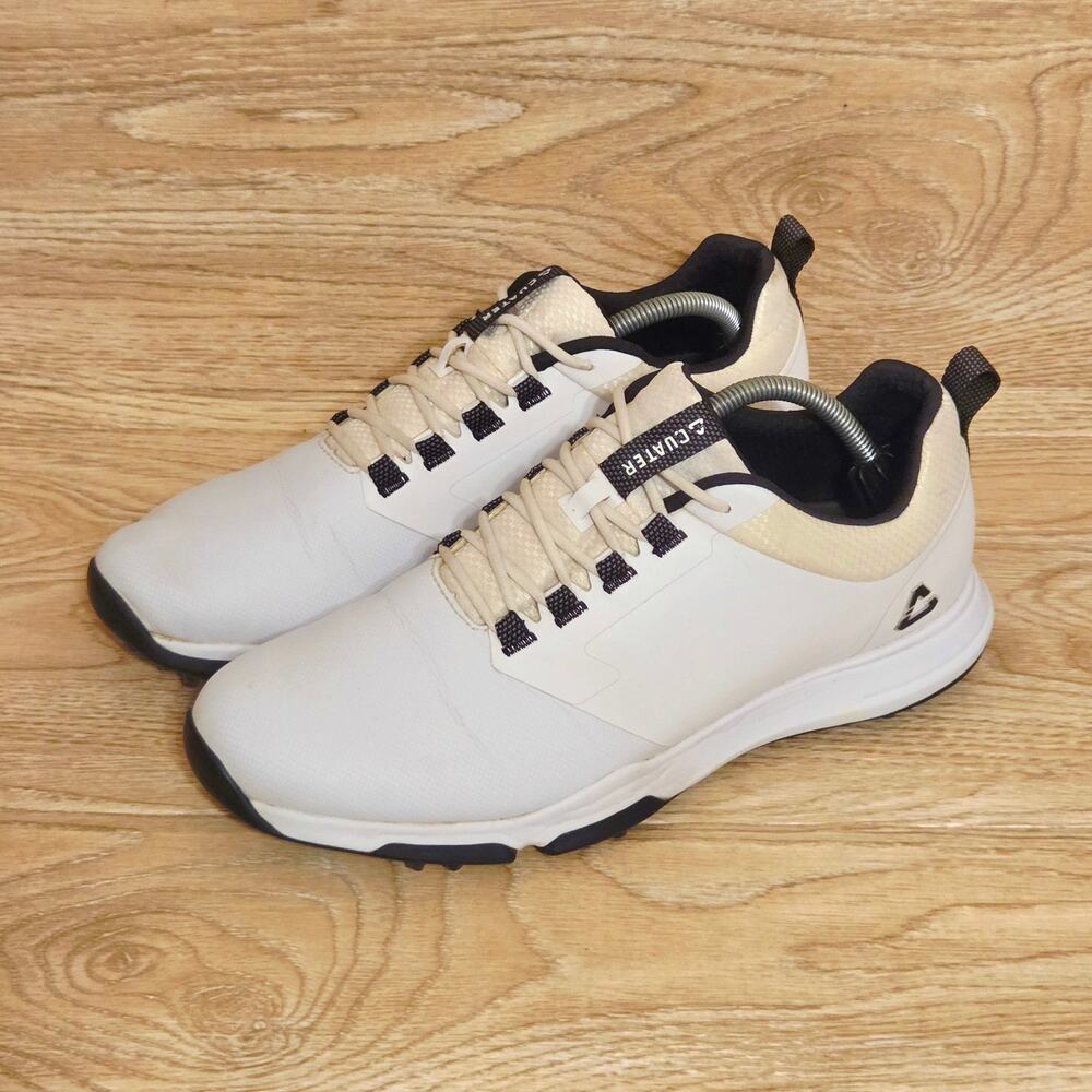 Cuater The Ringer Spiked Golf Shoes Mens Size 10.5 White Travis Mathew Athletic